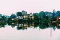 Old village in ChinaÃ¯Â¼Åmountain and lake